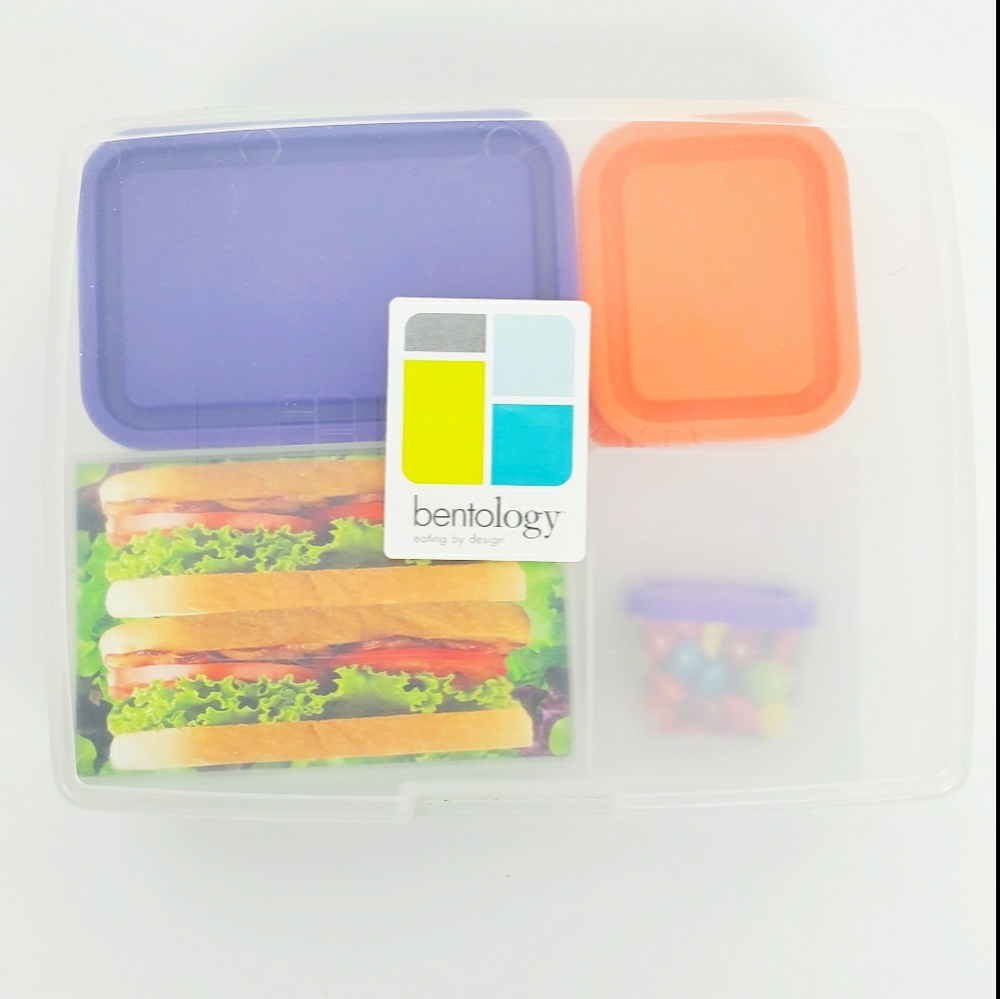 Bentology Eating by Design, 5 Section, 3 w/ Lid